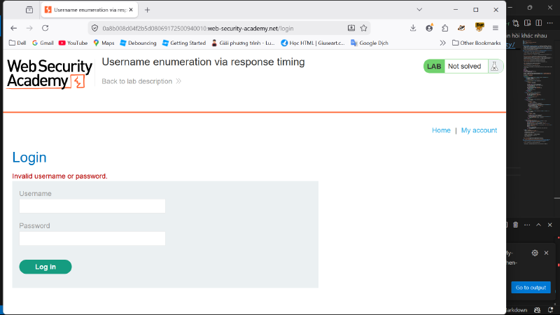 Test web response