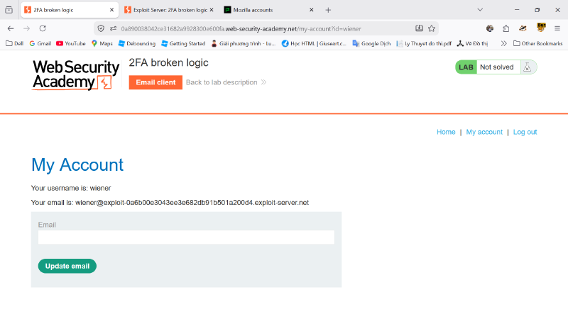 Successful 2FA brute-force